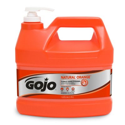 GOJO® NATURAL* ORANGE™ Pumice Hand Cleaner 1 Gallon with Pump Dispenser